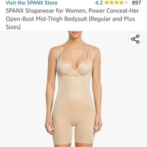Open bust Spanx shaper
